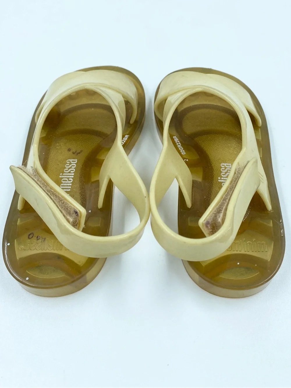 Mini Melissa Strappy Jelly Criss Cross Sandals 8